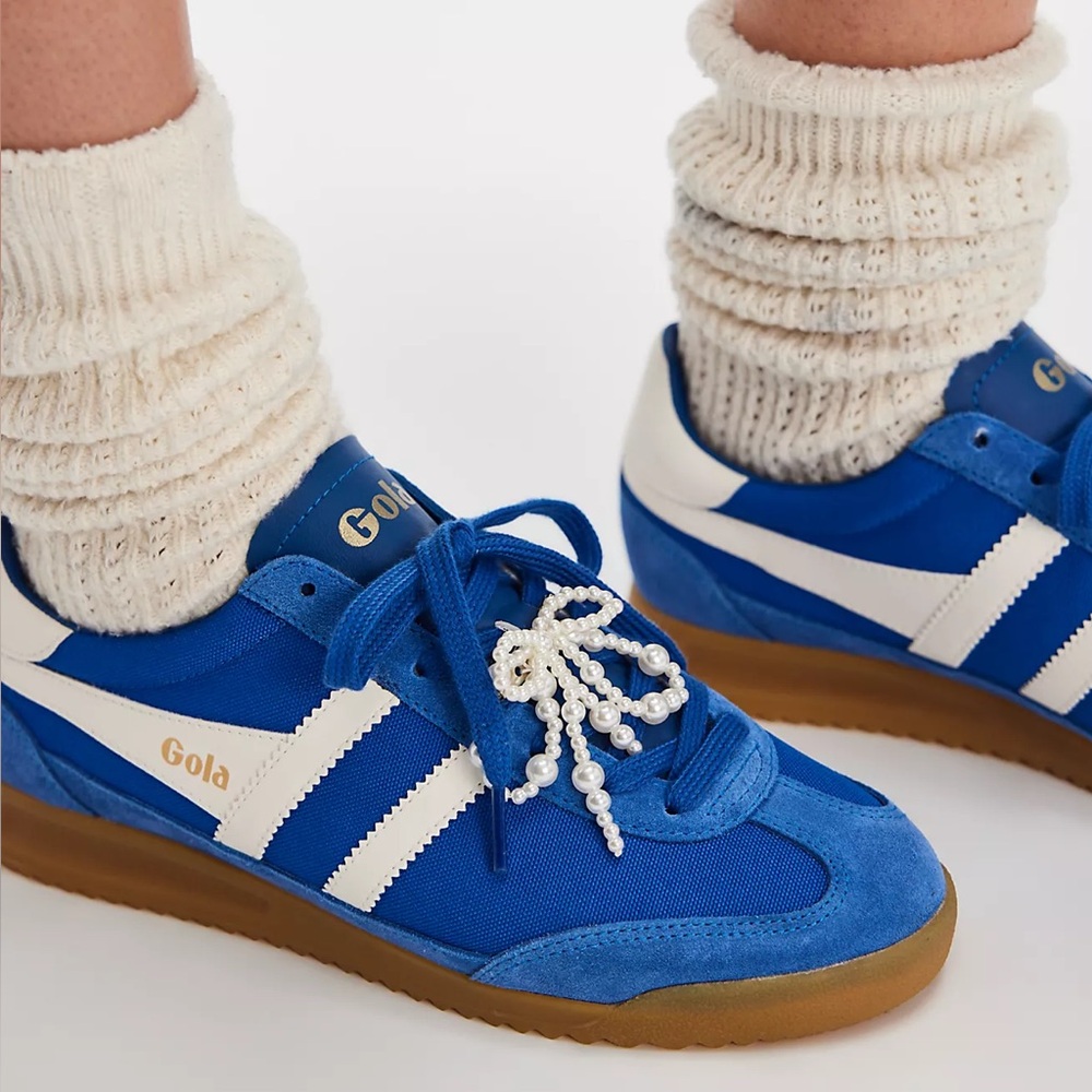 Gola Free People Sapphire and Off White Sneakers